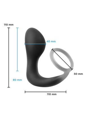 Plug prostatique avec cockring Renegade Slingshot