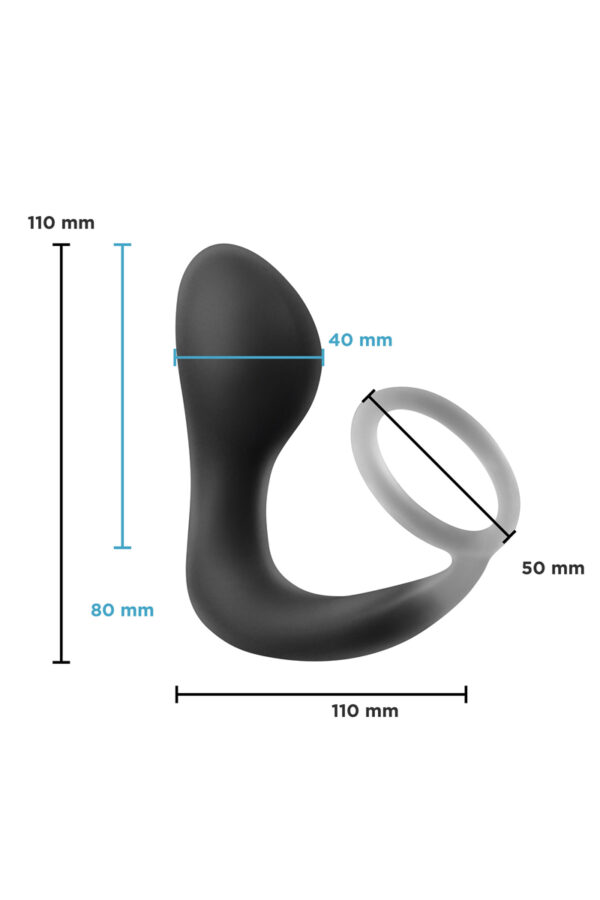 Plug prostatique avec cockring Renegade Slingshot – Image 2