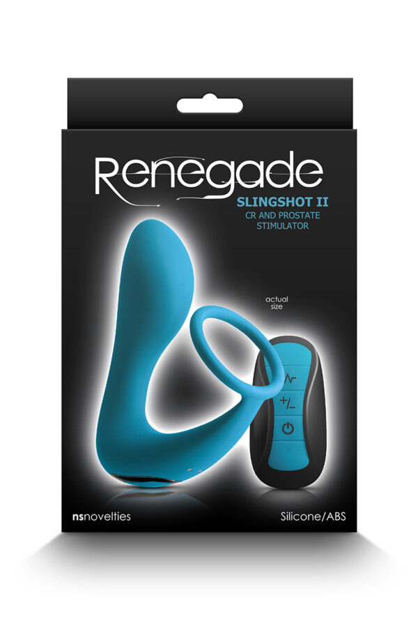 Plug prostatique avec cockring Renegade Slingshot 2 – Image 2