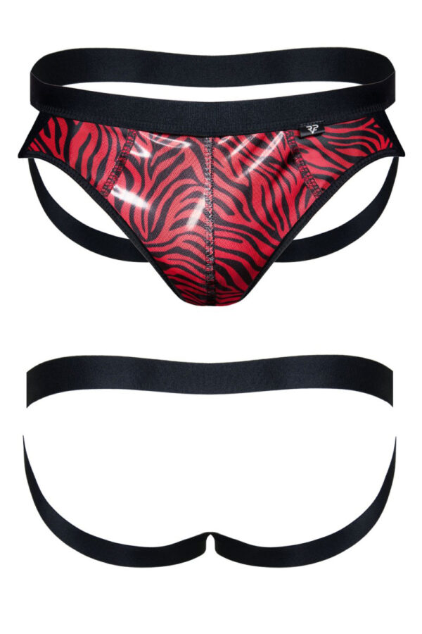 Jockstrap en tulle zébré – Regnes - 94edenstreet.com - sexshop en ligne