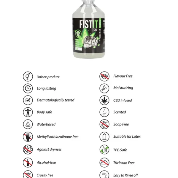 Lubrifiant CBD Fist It 500ml