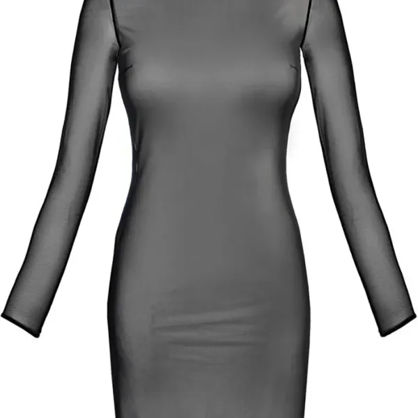 Robe tulle noir V-10639 – Axami