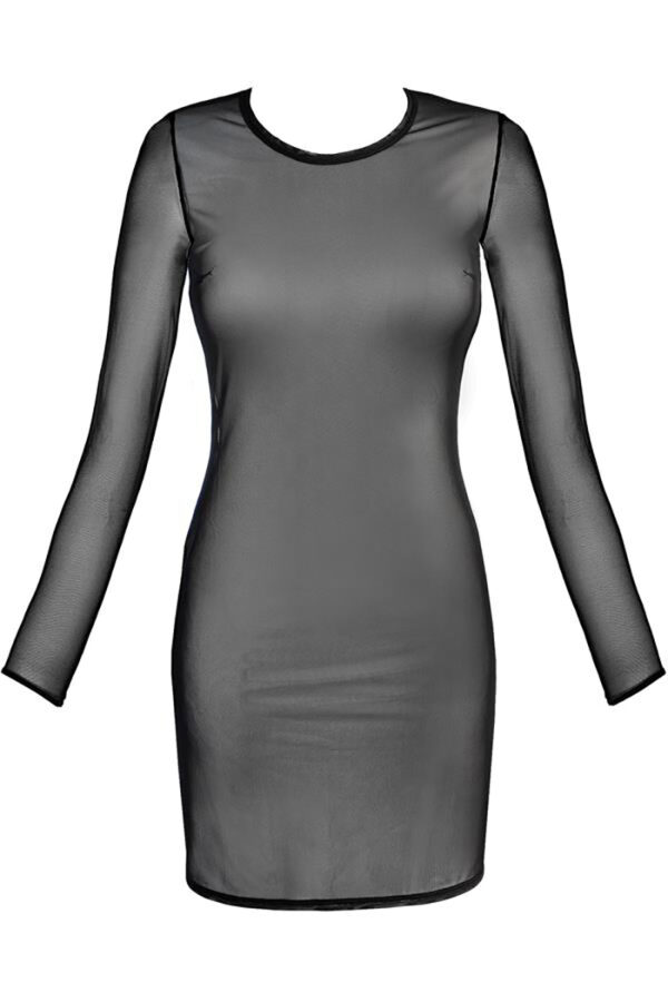 Robe tulle noir V-10639 - Axami – Image 2