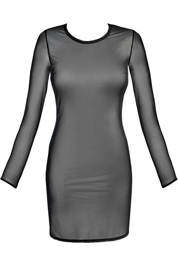 Robe tulle noir V-10639 – Axami - 94edenstreet.com - sexshop en ligne