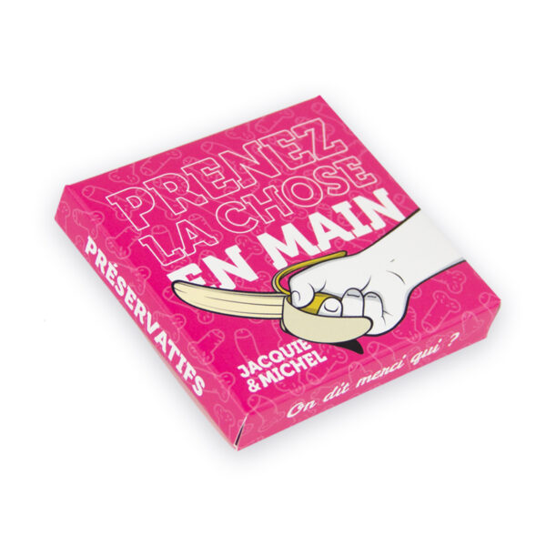 Pochette de 3 préservatifs Jacquie et Michel