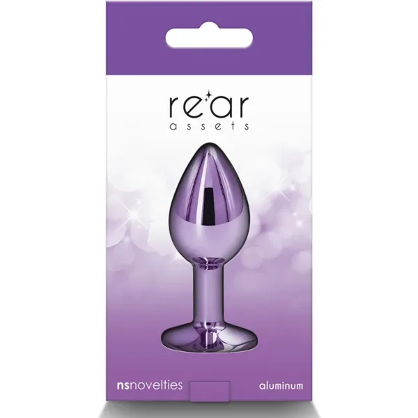 Plug bijou aluminium chromé violet S
