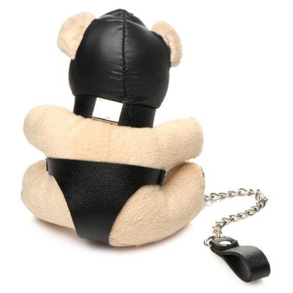 Porte-clés Teddy Bear BDSM avec cagoule