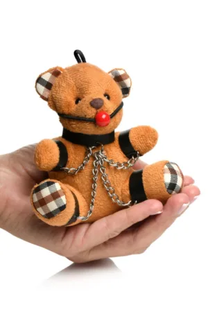 Porte-clés Teddy Bear bâillonné - 94edenstreet.com - sexshop en ligne