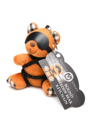 Porte-clés Teddy Bear en tenue Bondage - 94edenstreet.com - sexshop en ligne