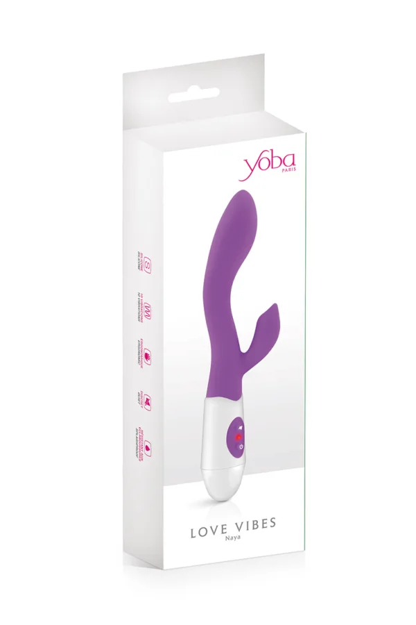 Vibromasseur Rabbit Naya violet – Yoba - 94edenstreet.com - sexshop en ligne
