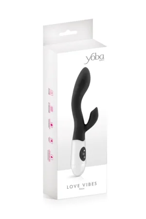 Vibromasseur Rabbit Naya noir – Yoba - 94edenstreet.com - sexshop en ligne