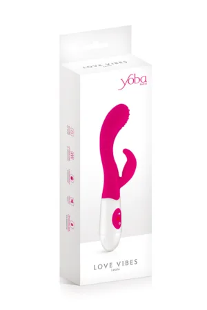 Vibromasseur Rabbit Leola rose – Yoba - 94edenstreet.com - sexshop en ligne