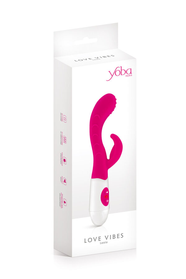 Vibromasseur Rabbit Leola rose - Yoba – Image 2