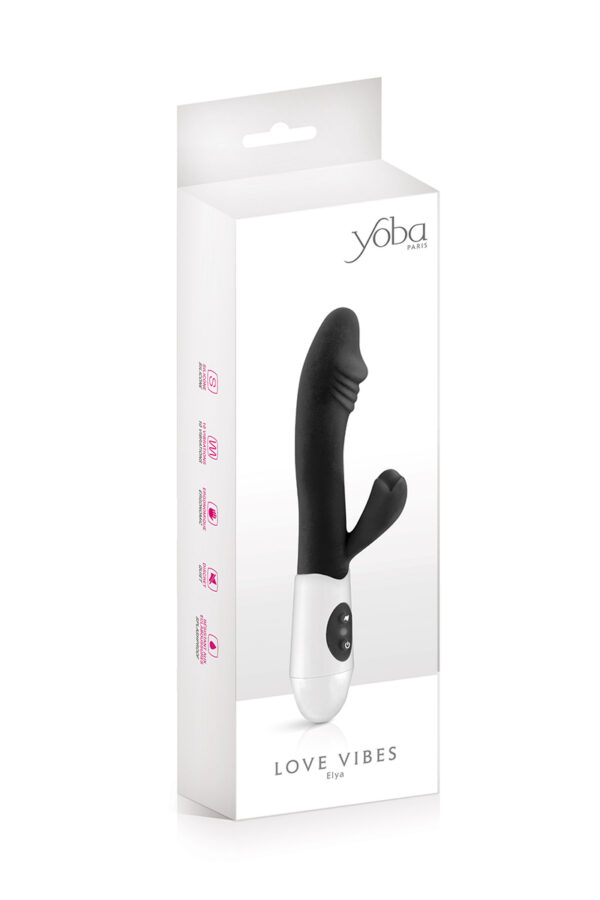 Vibromasseur Rabbit Elya noir - Yoba – Image 2