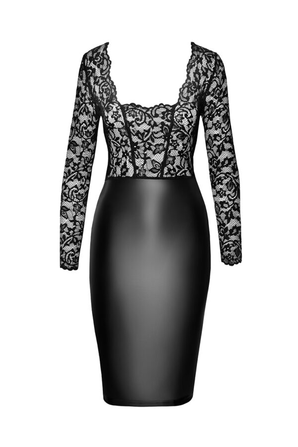 Robe Euphoria F295 wetlook et dentelle – Image 2