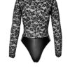 Body Psyché F296 wetlook et dentelle - 94edenstreet.com - sexshop en ligne