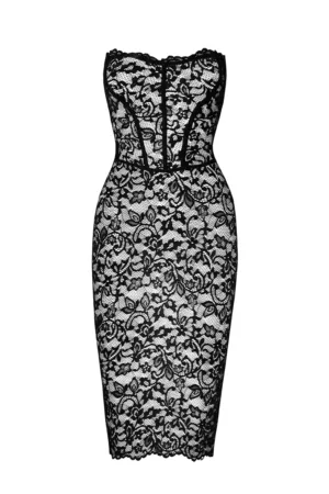 Robe corset Catalyst F301 dentelle - 94edenstreet.com - sexshop en ligne