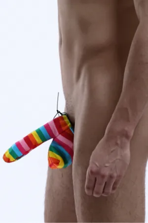 Cache-sexe multicolore - 94edenstreet.com - sexshop en ligne