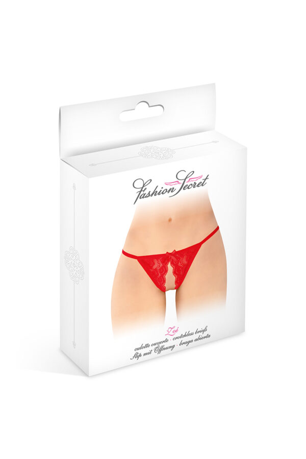 Culotte ouverte Zoé rouge - Fashion Secret – Image 2