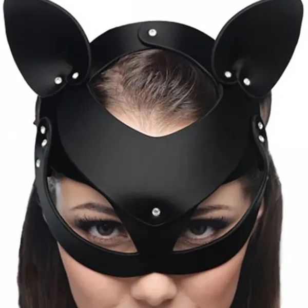 Masque de chat en cuir Bad Kitten