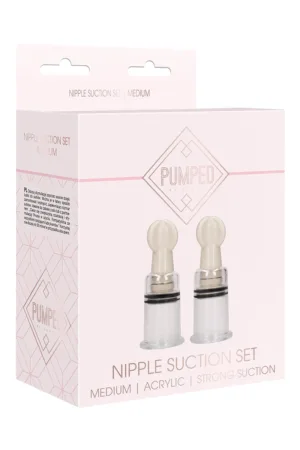 Ventouses à tétons Medium – Pumped - 94edenstreet.com - sexshop en ligne