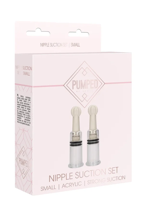 Ventouses à tétons Small – Pumped - 94edenstreet.com - sexshop en ligne