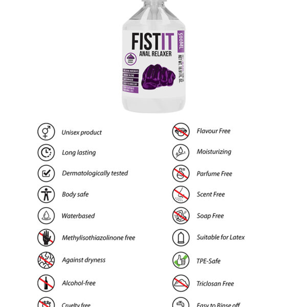 Lubrifiant anal relaxant Fist It 500ml