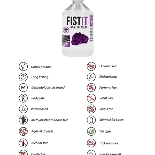 Lubrifiant anal relaxant Fist It 500ml