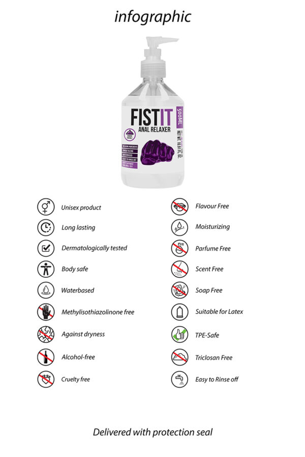 Lubrifiant anal relaxant Fist It 500ml – Image 2