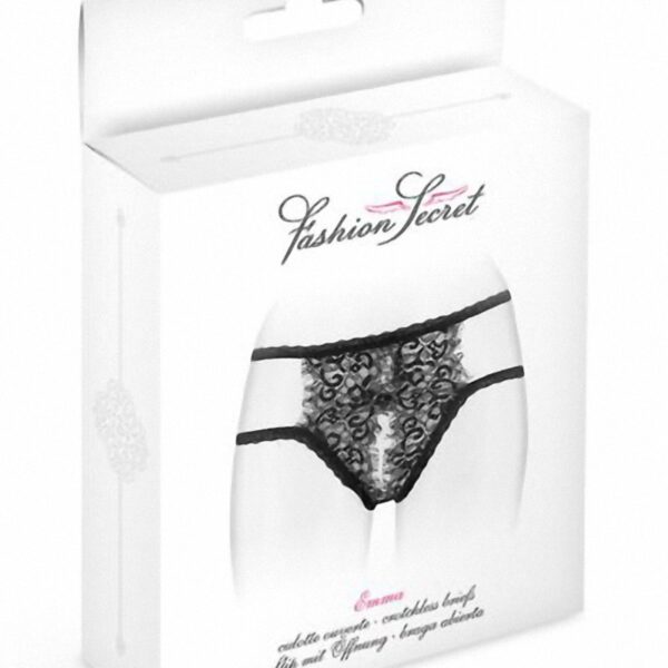 Culotte ouverte Emma – noir