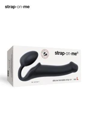 Gode ceinture strap-on noir L - 94edenstreet.com - sexshop en ligne