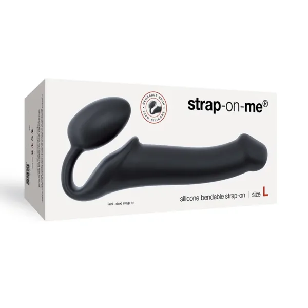 Gode ceinture strap-on noir L