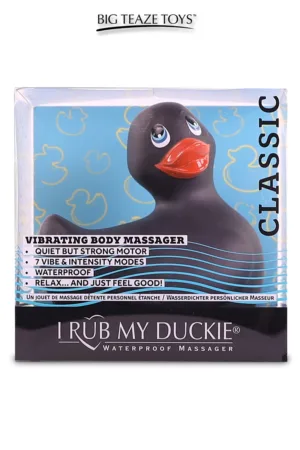 Canard vibrant Duckie 2.0 Classic – noir - 94edenstreet.com - sexshop en ligne