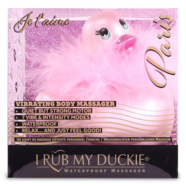 Mini canard vibrant Duckie Paris – rose