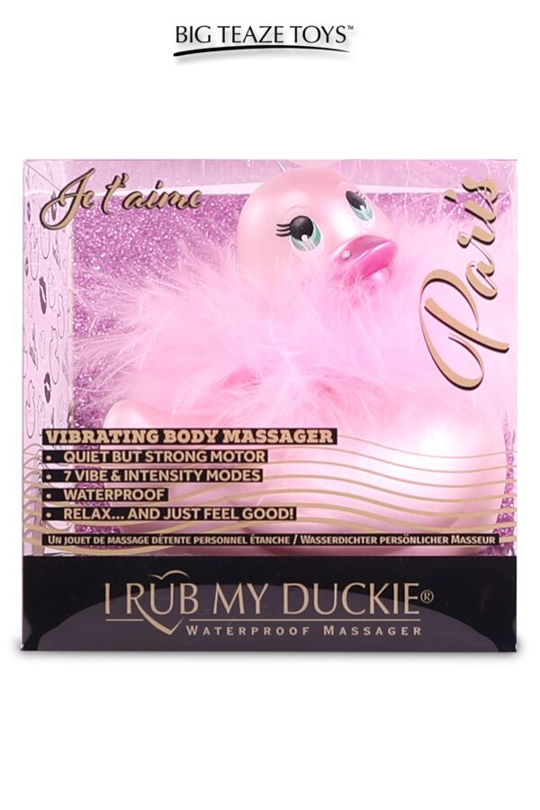 Mini canard vibrant Duckie Paris – rose - 94edenstreet.com - sexshop en ligne