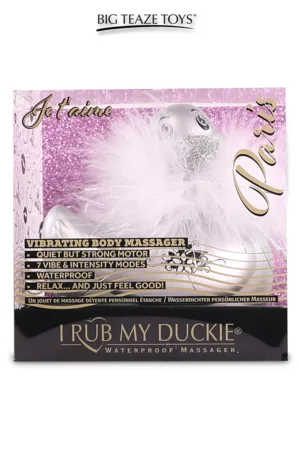 Mini canard vibrant Duckie Paris – argenté - 94edenstreet.com - sexshop en ligne