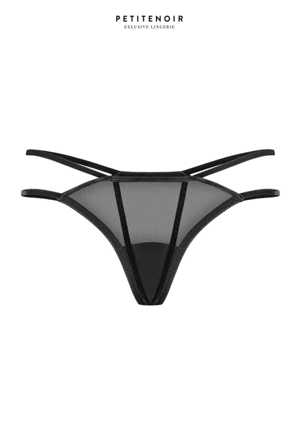 String double lanières en tulle - 94edenstreet.com - sexshop en ligne