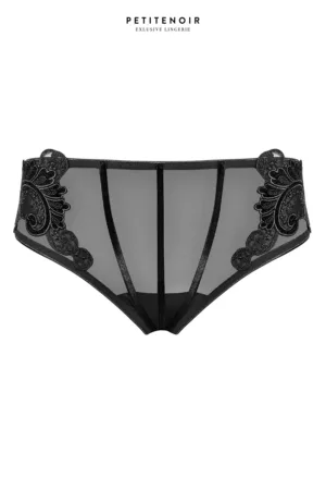 Culotte tulle et broderies - 94edenstreet.com - sexshop en ligne