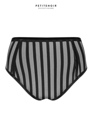 Culotte tulle rayé - 94edenstreet.com - sexshop en ligne