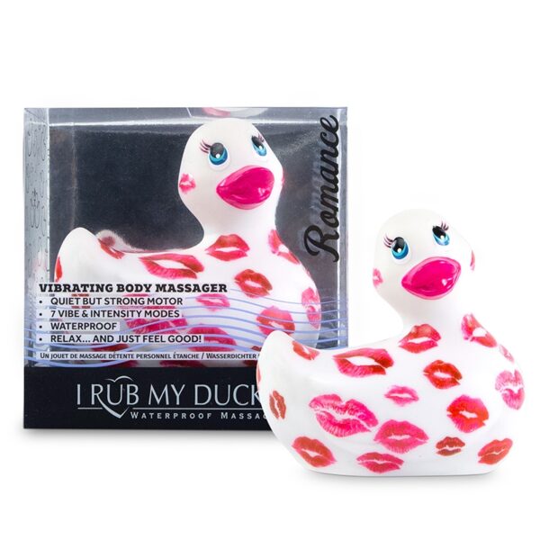 Mini canard vibrant Romance blanc et rose