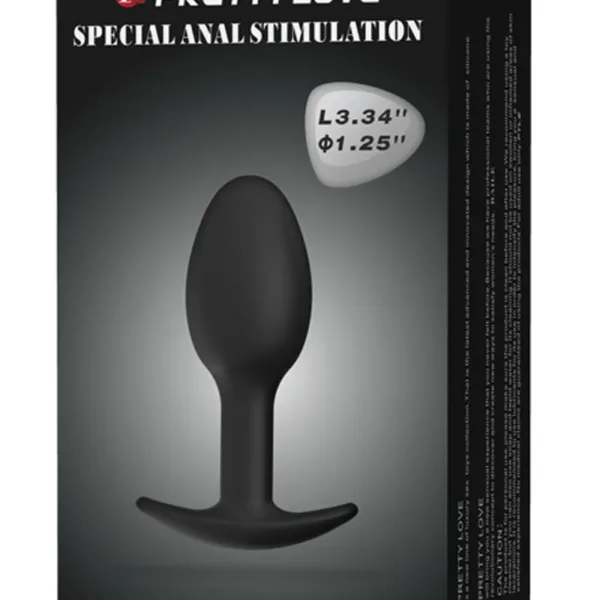Plug anal 8,4 cm avec bille intégrée