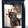Robe Fetish Dinner résille Noir - 94edenstreet.com - sexshop en ligne
