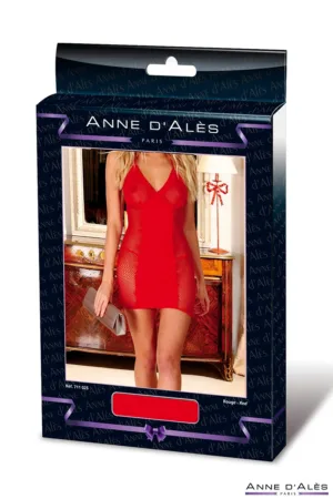 Robe rouge Dernier Tango – Anne d’Alès - 94edenstreet.com - sexshop en ligne
