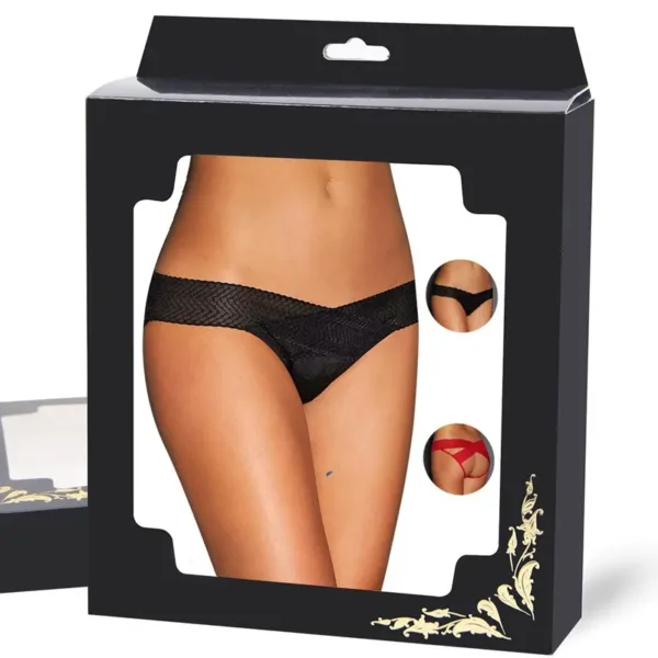 Culotte ouverte noire Paris Hollywood