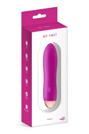 Vibromasseur rechargeable Pinga rose – My First - 94edenstreet.com - sexshop en ligne