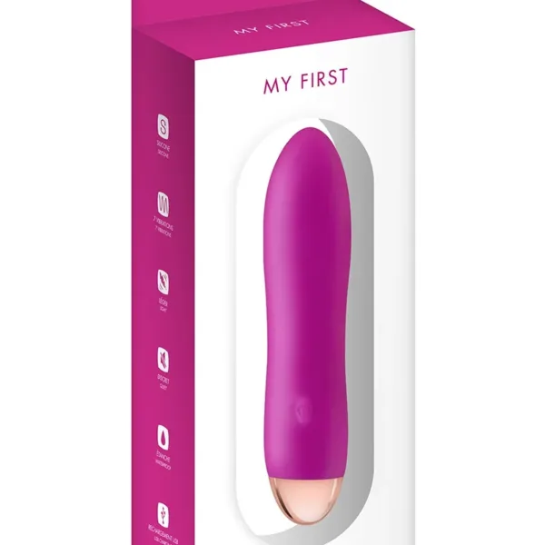 Vibromasseur rechargeable Pinga rose – My First