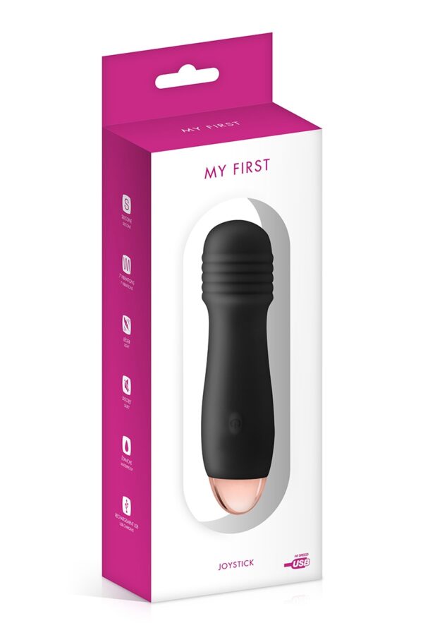 Vibromasseur rechargeable Joystick noir - My First – Image 2