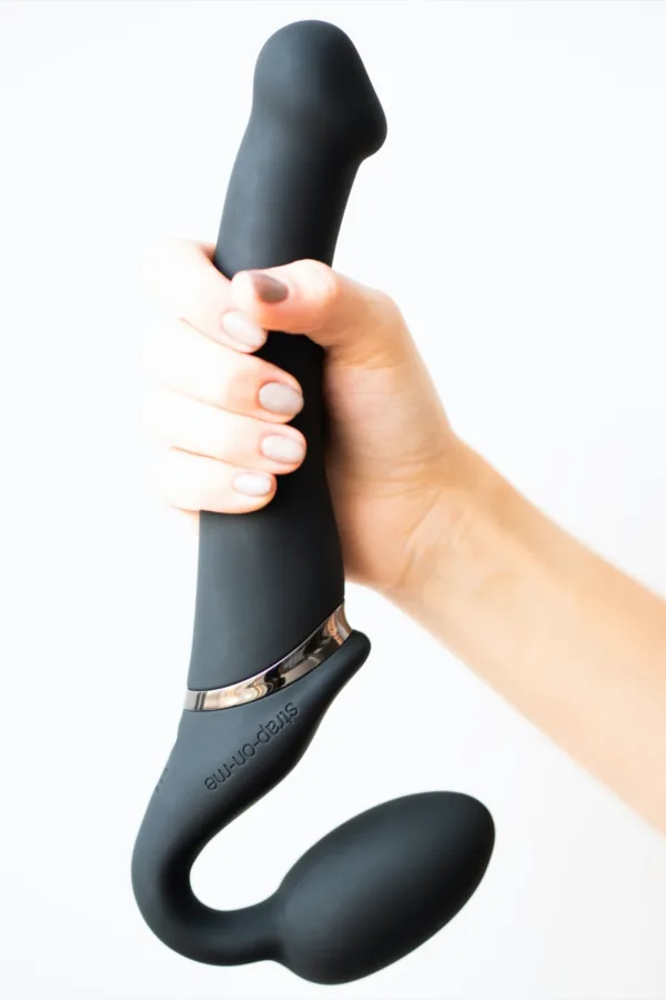 Strap-on-me vibrant noir XL - 94edenstreet.com - sexshop en ligne