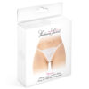 String avec perles Venusina – blanc - 94edenstreet.com - sexshop en ligne