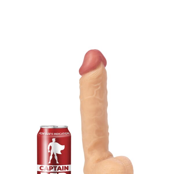 Gode réaliste The Intense 24 x 5 cm – Captain Red